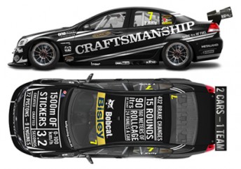 tim blanchard abu dhabi Tim Blanchard's #7 Jack Daniel's Racing 'Craftsmanship' Commodore