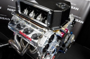 Nissan's V8 Supercar engine is a 5.0 litre variant of its former FIA GT1 winning motor