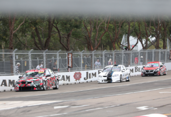 The Commodore, Falcon and Altima on track in Sydney last year