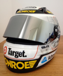 Mark Winterbottom's race helmet
