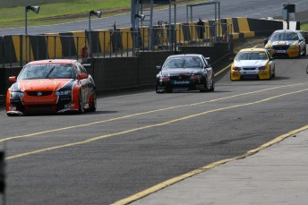 The large Kumho V8 field is peppered with 'heritage' V8 Supercar liveries