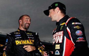 Marcos Ambrose and Kurt Busch
