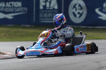 Jason Faint was pleased with his progress against the world’s best. (Pic: KSP)