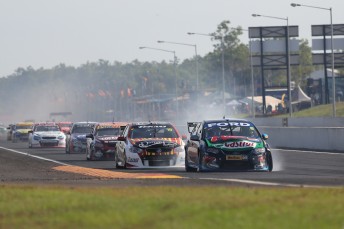Will Davison's wounded Falcon after a torrid race for FPR