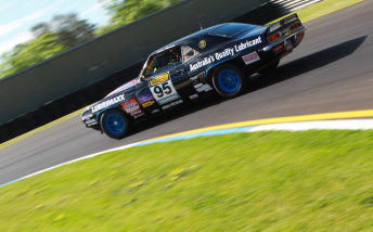 Andrew Miedecke proved too strong in the opening race