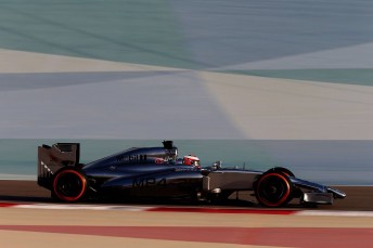 Kevin Magnussen fastest on the second day of testing Bahrain