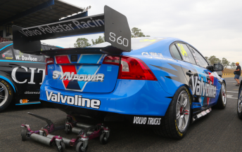 The Volvo aero package cuts an imposing figure