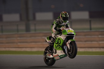 Alvaro Bautista stood atop of the Qatar test