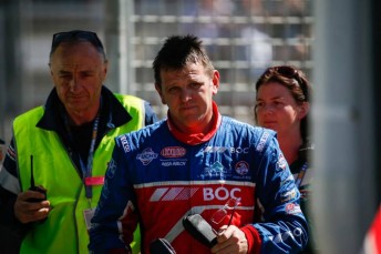 Jason Bright emerged unscathed from the incident