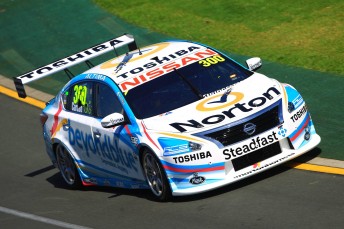 The 2014 event has yielded Nissan's first V8 Supercars pole