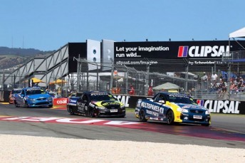 The V8 Utes field in Adelaide