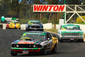 John Bowe out front at Winton. PIC: Dirk Klynsmith