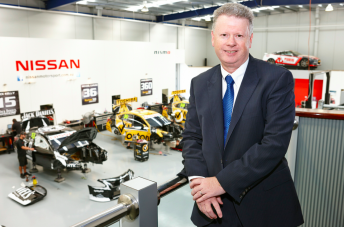 Richard Emery at Nissan Motorsport's Melbourne base