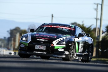Steve Glenney continues to lead after the second day of the five day Targa Tasmania tarmac rally