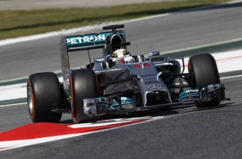 Lewis Hamilton set the pace in Barcelona
