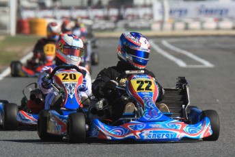 Jason Faint took his first win in KZ2