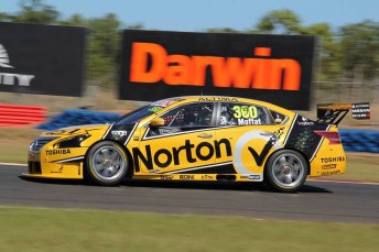 James Moffat set the fastest time in Practice 2