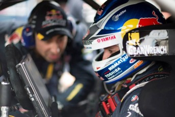 Jamie Whincup and engineer David Cauchi