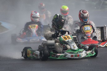 David Sera dominated CIK Stars of Karting action in Newcastle