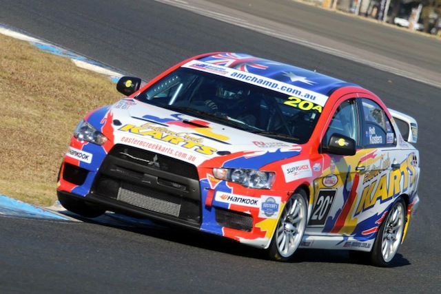 Kostera proved the fastest man in AMC qualifying