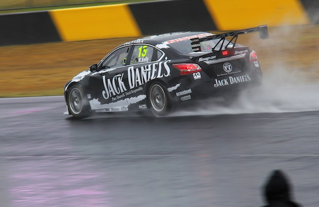 Rick Kelly at Sydney's rain-hit pre-season test in February