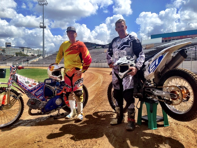 Jason Crump and Troy Bayliss