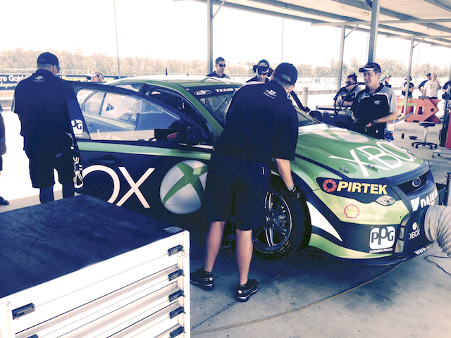 The team works on the Xbox Falcon