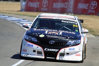 Bargwanna storms to a clean sweep in his Toyota Camry