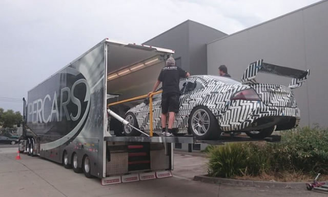V8 Supercars aero testing underway