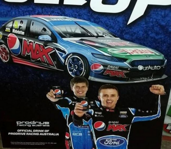 The marketing material features Prodrive Racing Australia branding