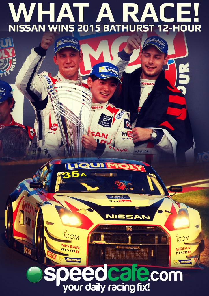 Poster Nissan Bathurst 12 Hour Victory Poster Speedcafe