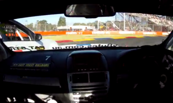 Incar vision of the incident which saw