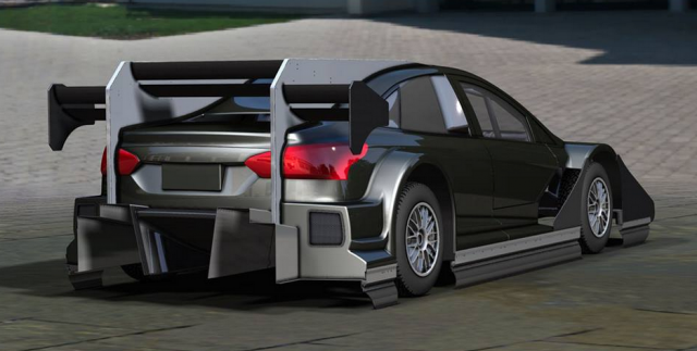 Much of the car's downforce will come from underneath
