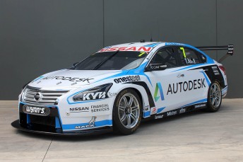 Software developer Autodesk will have its logos on Todd Kelly's car