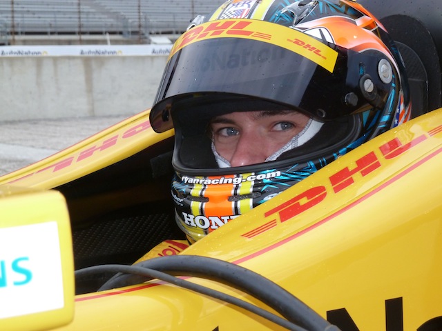 Indy Lights racer Matthew Brabham's first taste of a fully fledged Indycar