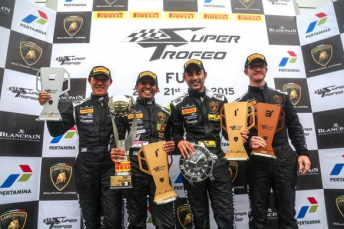 Malagamuwa and Ebrahim celebrate victory at Fuji