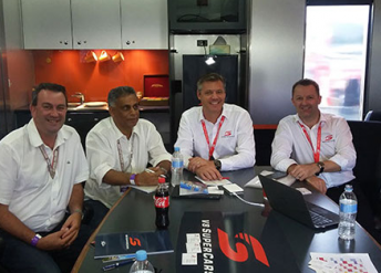 Members of GT Global Race SDN BHD attended this year's Clipsal 500