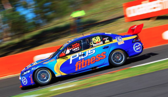 Russell's team first linked with sponsor Plus Fitness at Bathurst last year