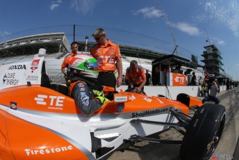 Simon's last IndyCar start came at the 2015 Indy 500