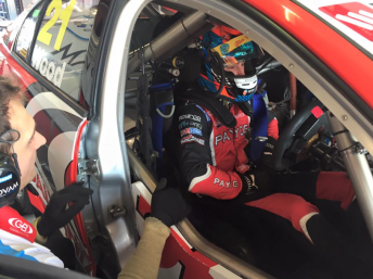 Macauley Jones has settled into his partnership with Dale Wood in the #21 BJR Commodore