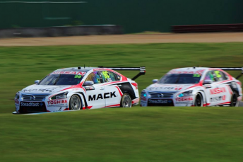 Moffat out-qualified the upgraded cars on Saturday morning
