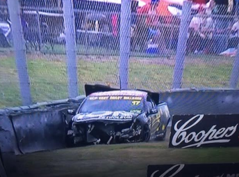 The aftermath of the Barbera's crash