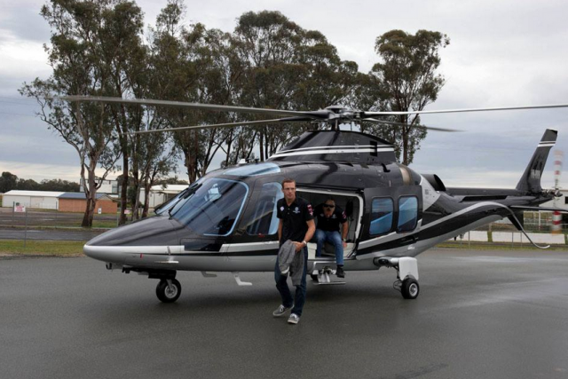 Bourdais and Schwerkolt arrive at Winton this morning