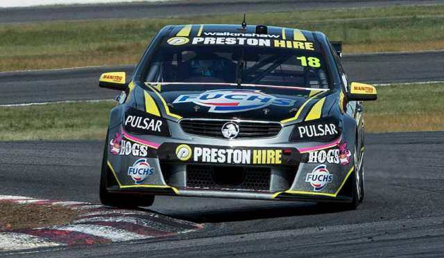 The Schwerkolt Holden is decked out in its new Sandown livery
