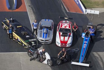 American Top Fuel superstar Cory McClenathan will headline the inaugural 400 Thunder round. pic: dragphotos.com.au