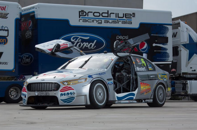 The gullwing doors are among several additions for pre-event promotional purposes