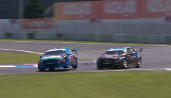 Waters' Ford takes flight after contact with Walsh