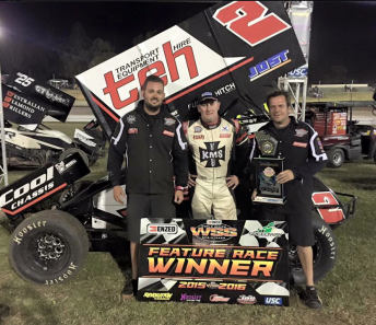 Brooke Tatnell took the win in the second round of Speedweek at Borderline Speedway.
