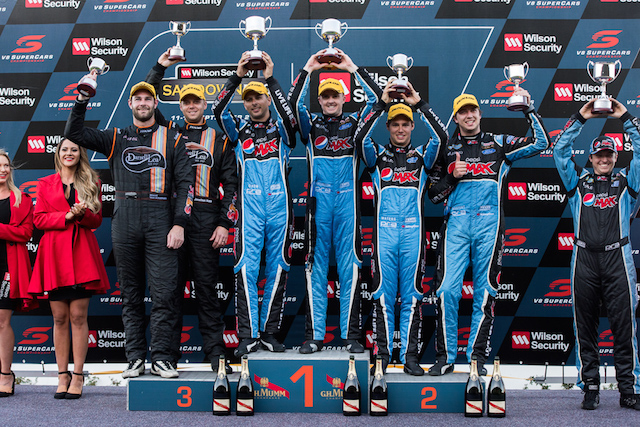 Prodrive took a one-two in the Sandown 500