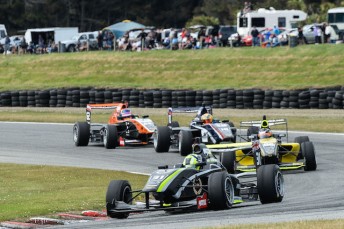 Lando Norris on his way to winning the Spirit of a Nation Trophy at round two of the Toyota Racing Series